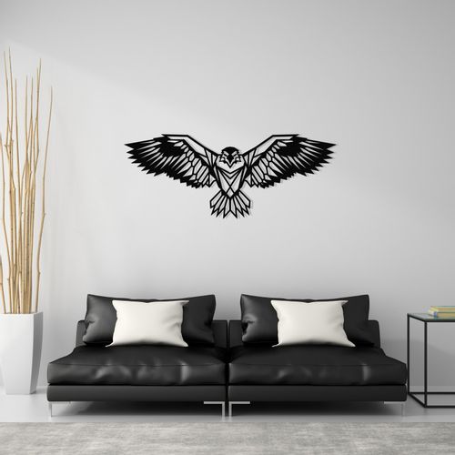 Wallity Metalna zidna dekoracija Eagle3 Metal Decor slika 3