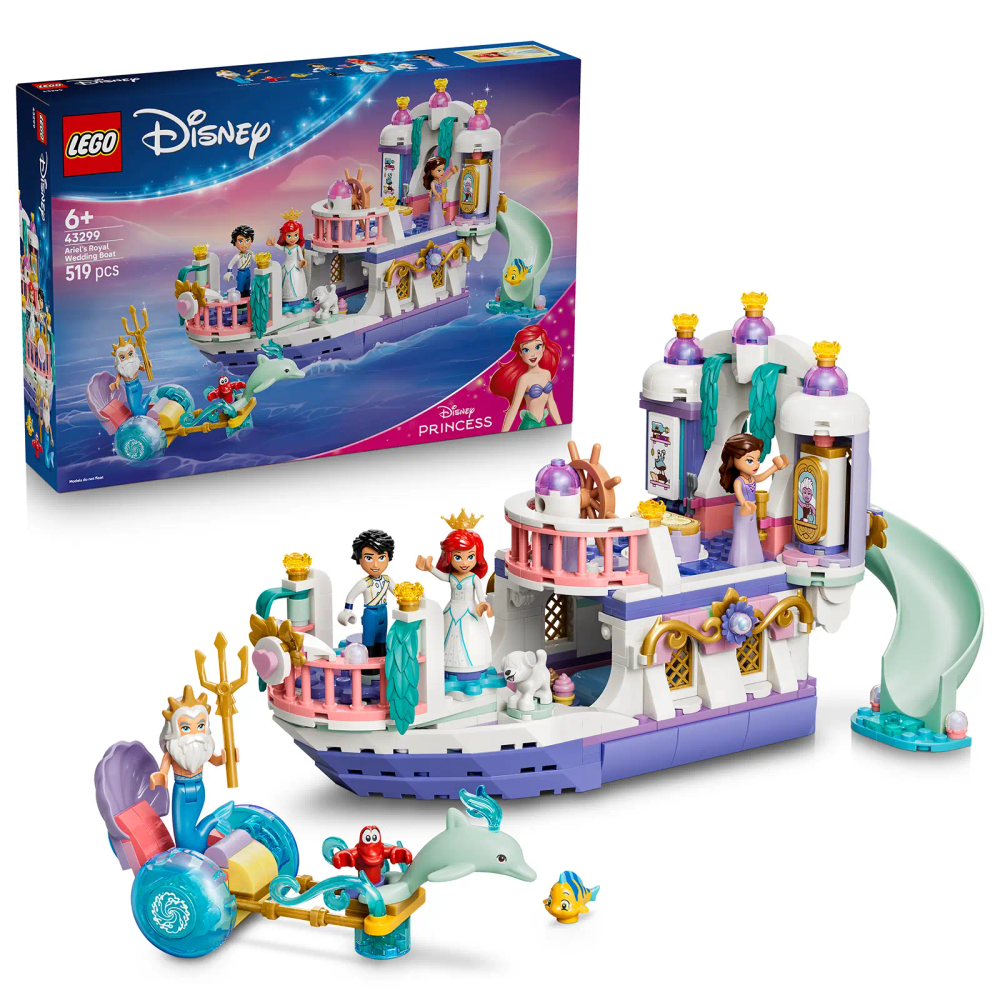 LEGO Disney 43299 Arielina lađa i kraljevsko vjenčanje slika 1