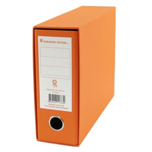 Registrator s kutijom A5, 8 cm, Nano, narančasti