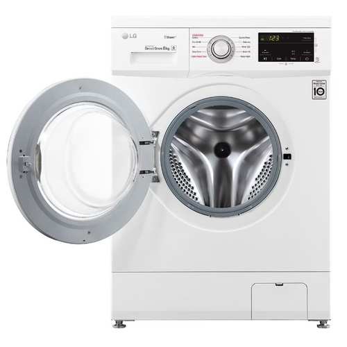 LG F4J3TS4WE Veš mašina, 8 kg, 1400 rpm, Inverter DirectDrive, Smart Diagnosis™, Dubina 55 cm slika 2