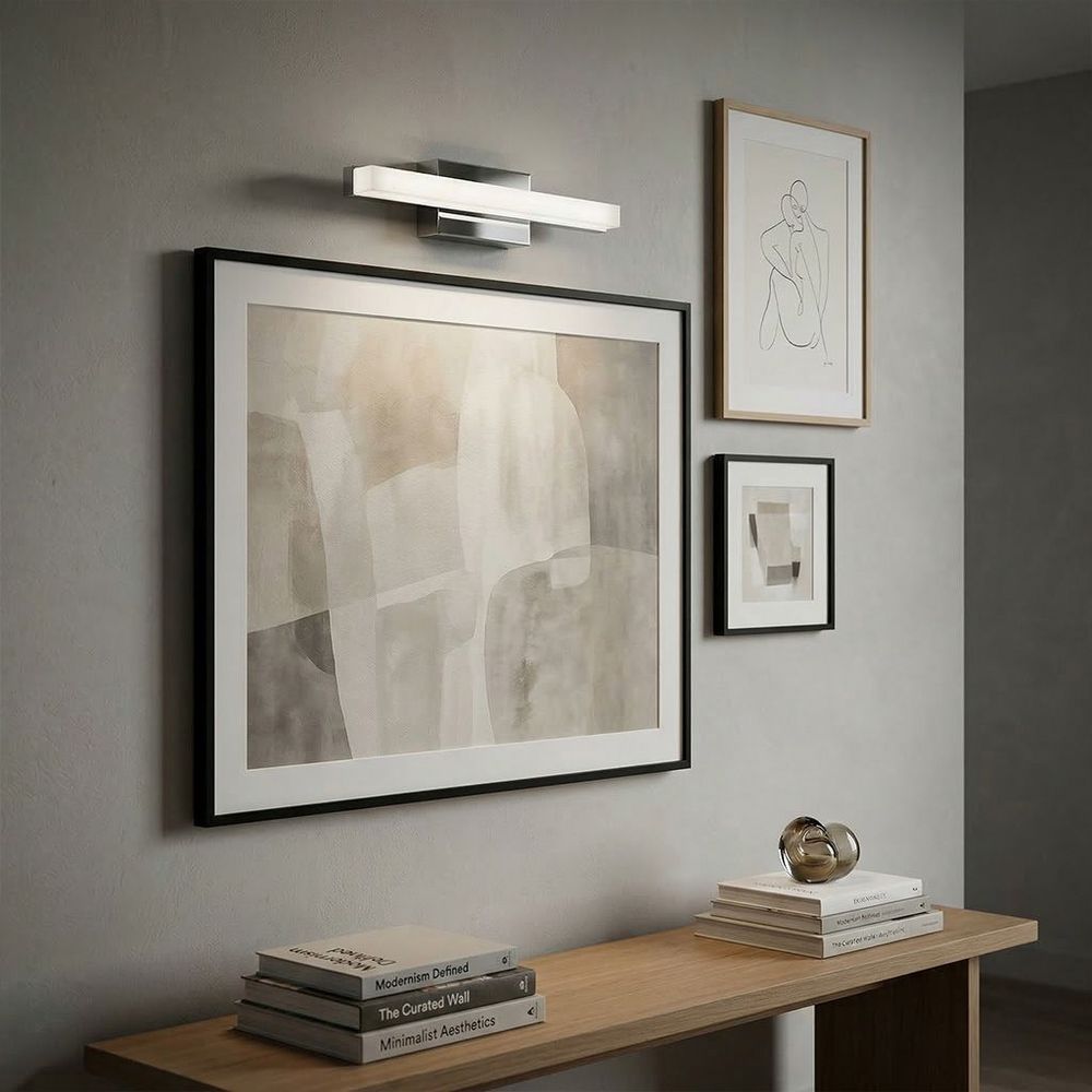 Zidni svijećnjak LED 42 cm APP1845-1W chrom slika 6