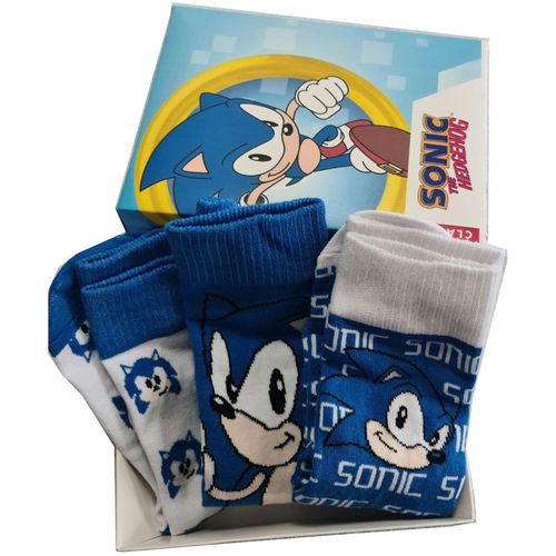 Sonic The Hedgehog assorted pack 3 socks adult slika 1