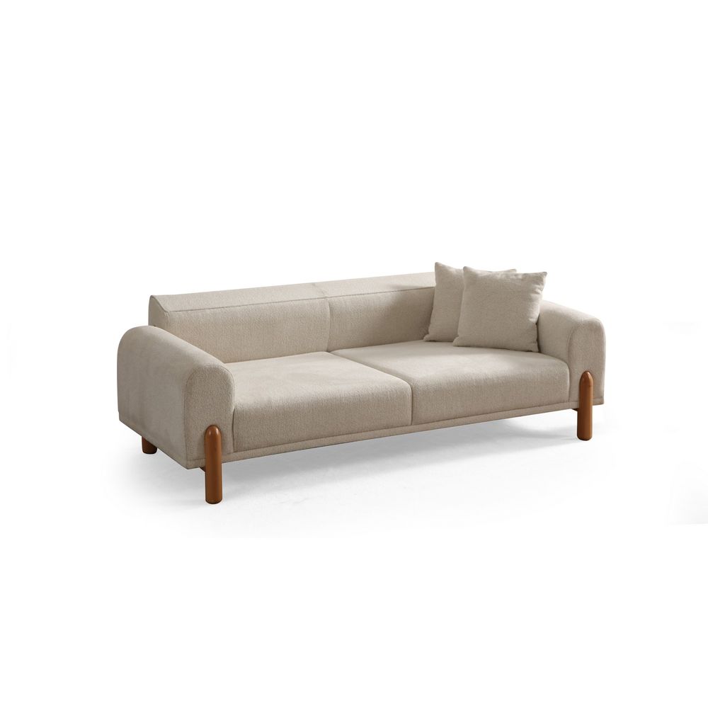 Lyke 3-Sjedalna Sofa na Razvlačenje - Krem slika 15