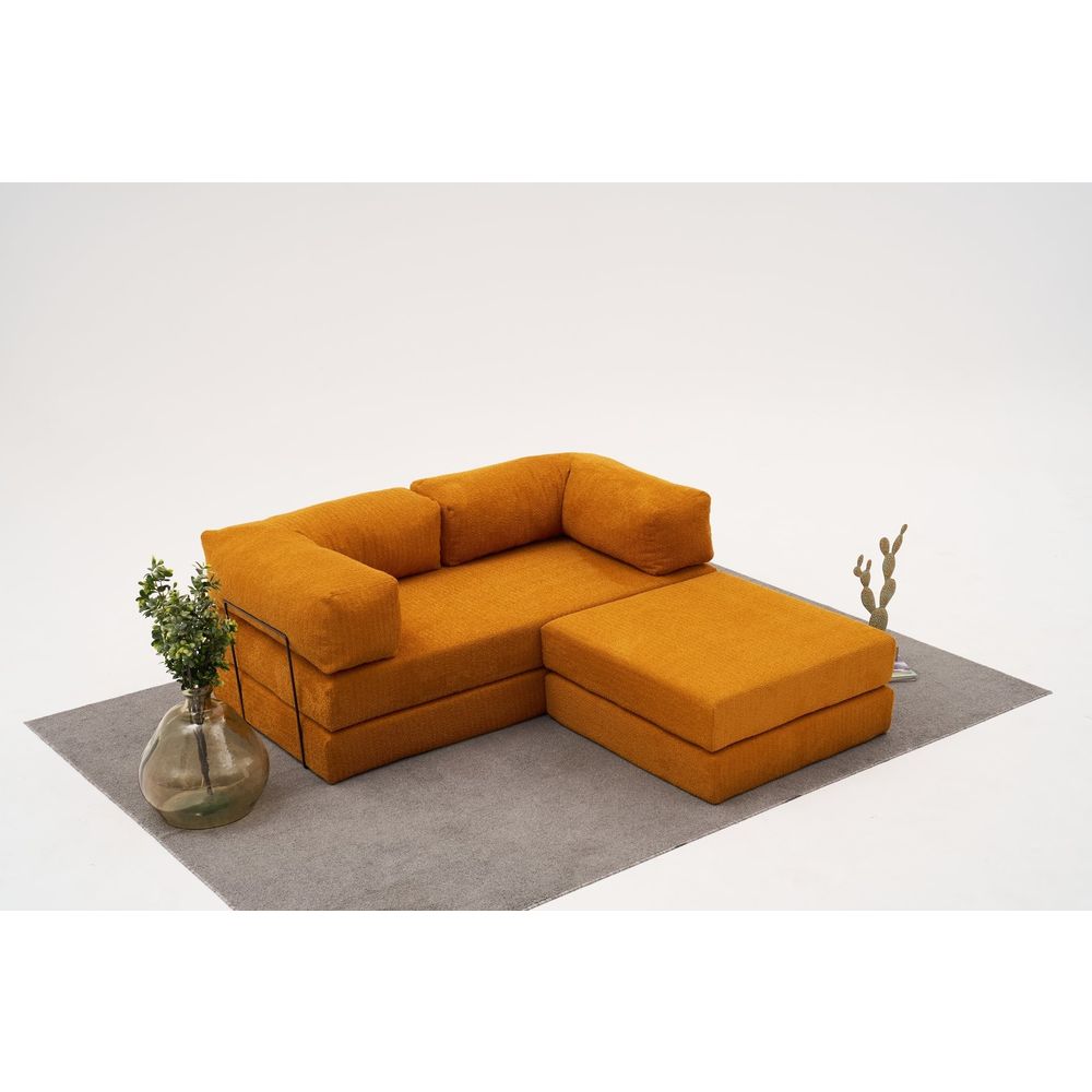 Comfort Mini - Narandžasti Ugaoni Sofa slika 2