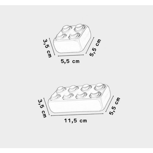 Marioinex set Junior kockica 140 komada slika 3