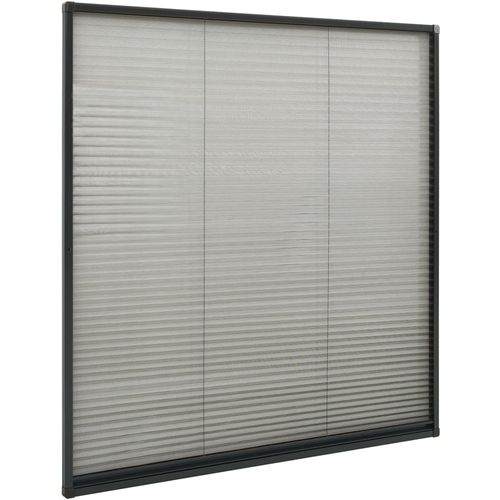 Zaslon protiv insekata za prozore antracit 130x100 cm aluminij slika 9