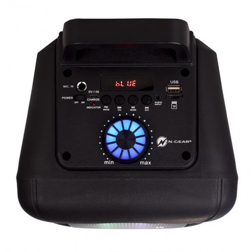 N-Gear karaoke The Flash 610, 100W, BT, discoLED, 1* žičani mikrofon, baterija slika 3