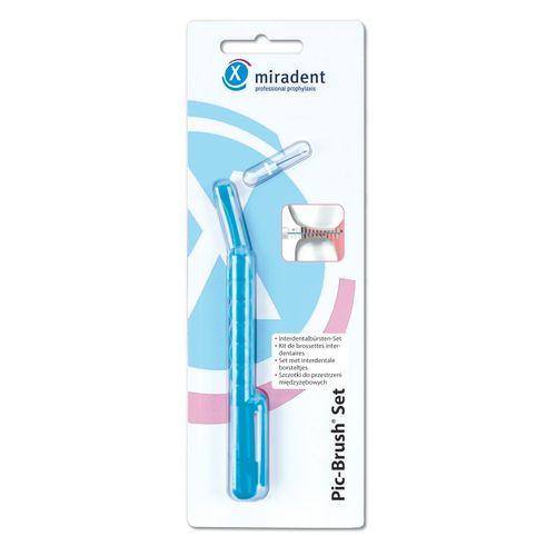 Miradent Pic-Brush Set bleu transparent slika 1