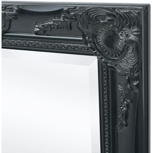 Zidno Ogledalo Barokni stil 120x60 cm Crna boja slika 48
