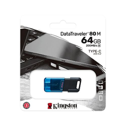 KINGSTON 64GB DataTraveler 80 M USB-C 3.2 flash DT80M/64GB slika 3