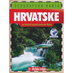 Geografska karta Hrvatske (1:900.000) - 4. razred OŠ