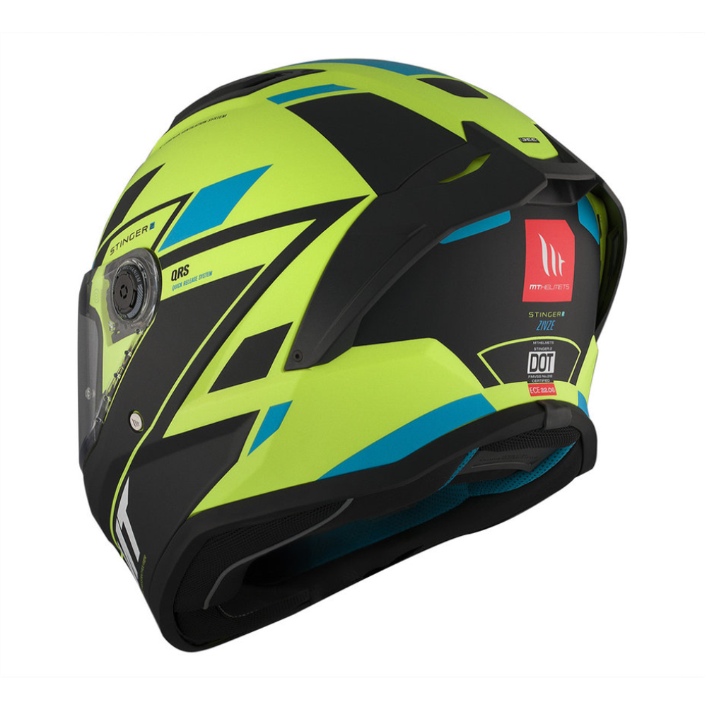MT Helmets Stinger 2 C3 Matt Fluor slika 8