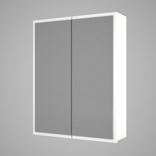 Kayla - White White Bathroom Cabinet slika 4