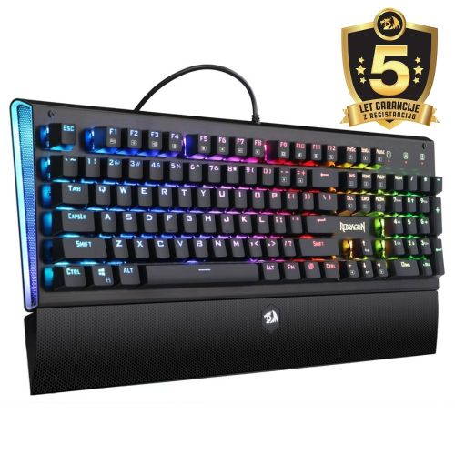 Redragon Aryaman K569 RGB Mehanička Tipkovnica s Crvenim Prekidačima slika 1