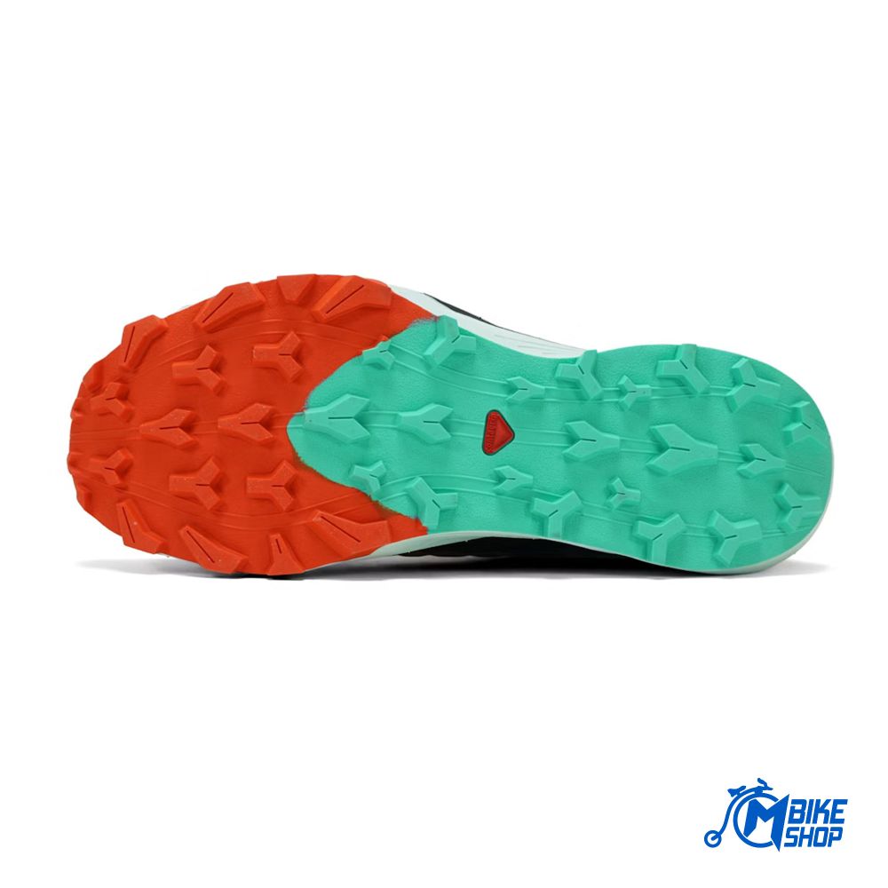 Salomon Muške patike Thundercross, Black/Cherry Tomato/Electric Green slika 5