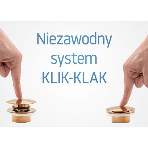 REA Univerzalni čep za umivaonik klik-klak Chrome slika 3