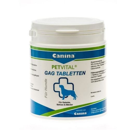 Canina Petvital GAG Tabletten, za stabilizaciju vezivnog tkiva pasa u tabletama, 600g (600tableta) slika 1