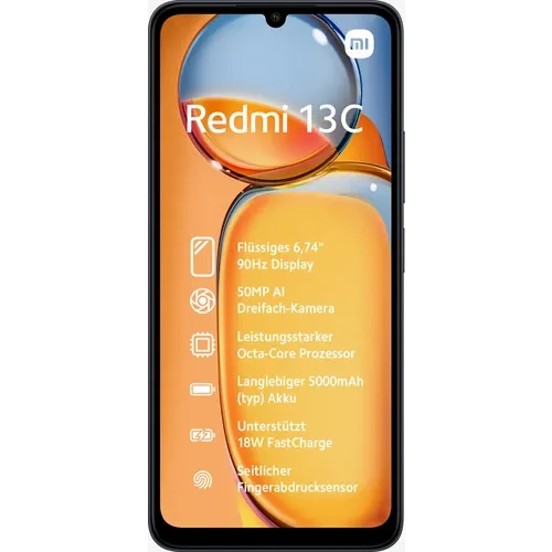 Xiaomi Redmi 13C Mobilni telefon  4/128 Midnight Black slika 2