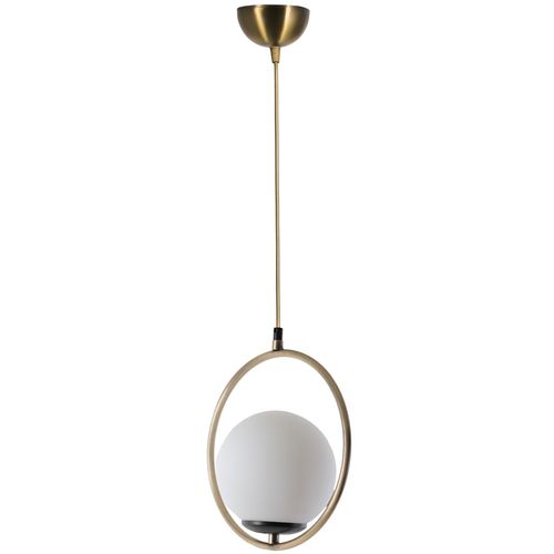 Ring Tekli Beyaz Camlı Eskitme Sarkıt White
Copper Chandelier slika 1