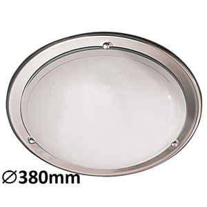 Rabalux Ufo plafonjera D38 E27 2x60W hrom opal