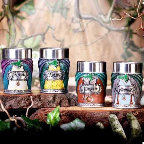 NEMESIS NOW LORD OF THE RINGS HOBBIT SHOT GLASS SET slika 6