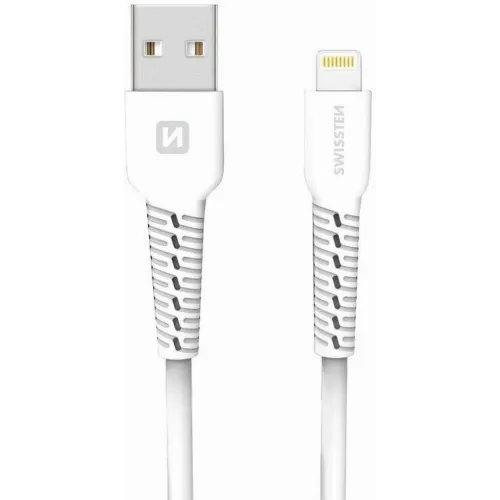 Swissten kabl USB/Lightning 1,0m bela slika 1