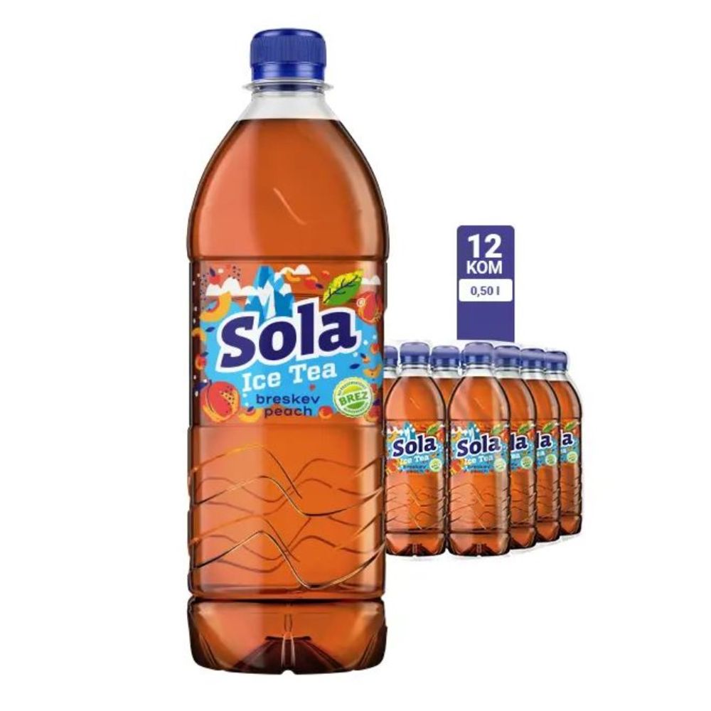 Sola ledeni čaj breskva 0.5l 12/1 XXL slika 1