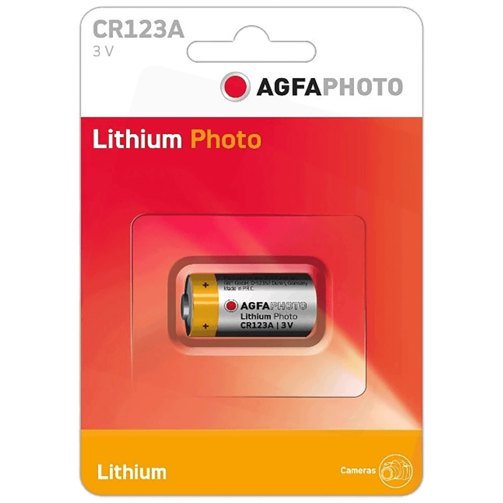 Agfa Baterija litijumska CR123A, 3V, blister 1 komad - CR123A B1 slika 2