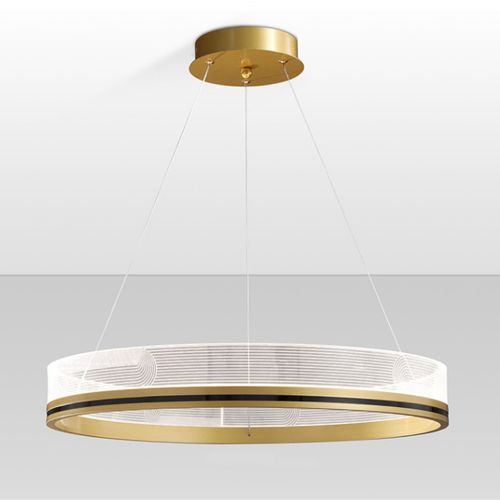 Lampa Viseća APP1190-CP Gold 60cm slika 6