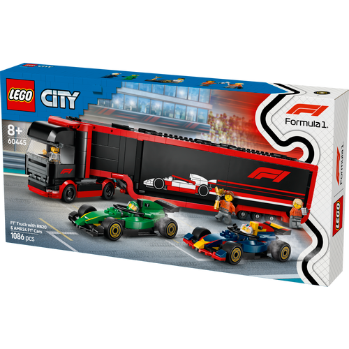 LEGO® CITY 60445 Kamion za F1® s autima RB20 i AMR24 za F1® slika 4