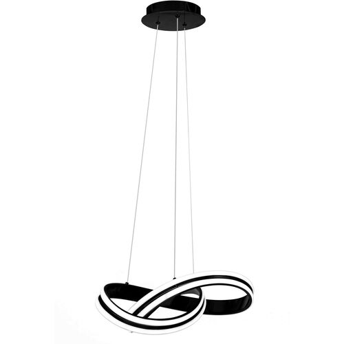 TOOLIGHT Moderna LED stropna svjetiljka + pilot App817-CP crna slika 7