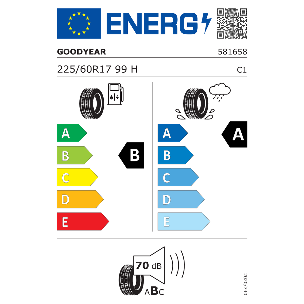 Goodyear Guma 225/60r17 99h efficientgrip 2 suv tl goodyear ljetne gume slika 2