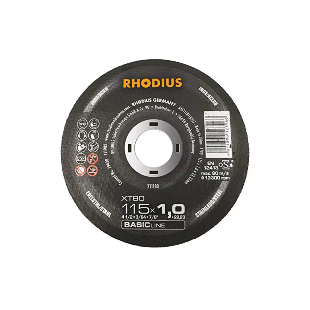Rhodius - Rezna ploča BasicLine 115x1,0x22,23 XT80 - T41 slika 1