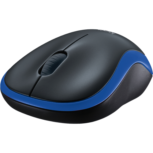 Logitech Miš bežični, 2.4 GHz, 1000 dpi, USB nano, Blue - M185 slika 2