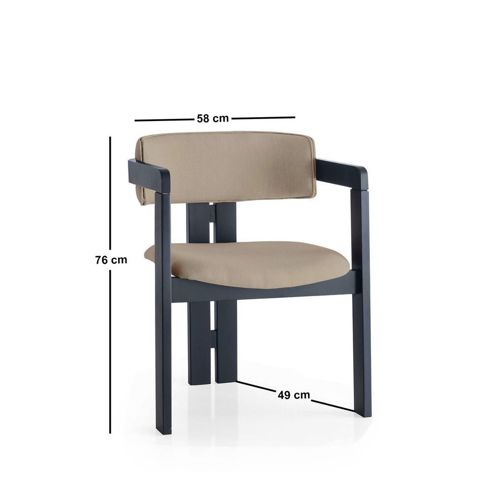 Crna Mink Stolica CO - 002 slika 4