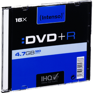 (Intenso) DVD+R 4,7GB pak. 1 komad Slim Case - DVD+R4,7GB/1Slim