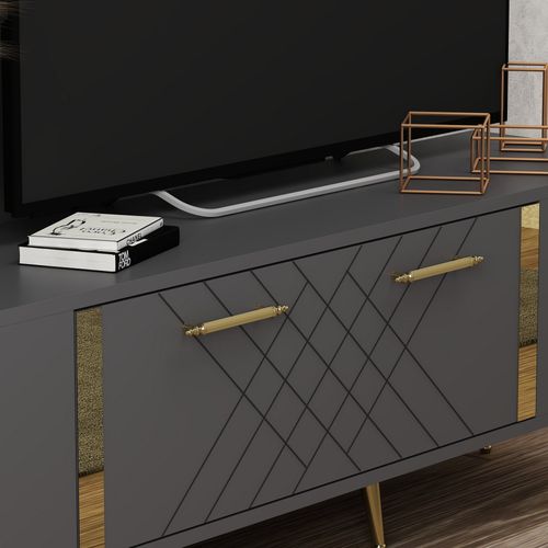 Detas - Anthracite, Gold Anthracite
Gold TV Stand slika 3