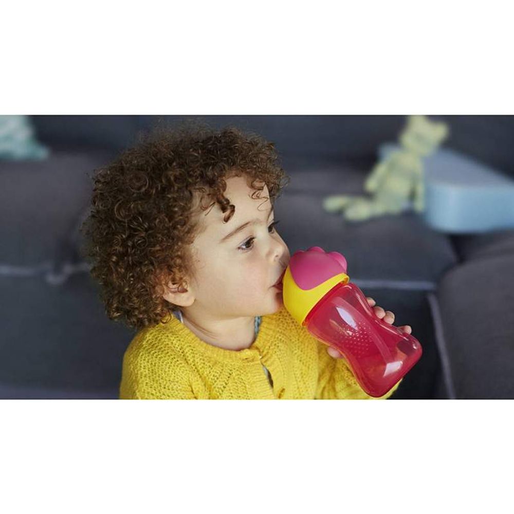 Philips Avent Magična čaša sa slamkom 300 ml/Roza slika 3