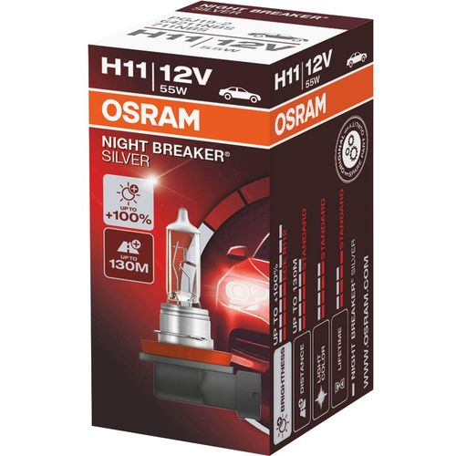 OSRAM 64211NBS halogena žarulja Night Breaker® Silver H11 55 W 12 V slika 3