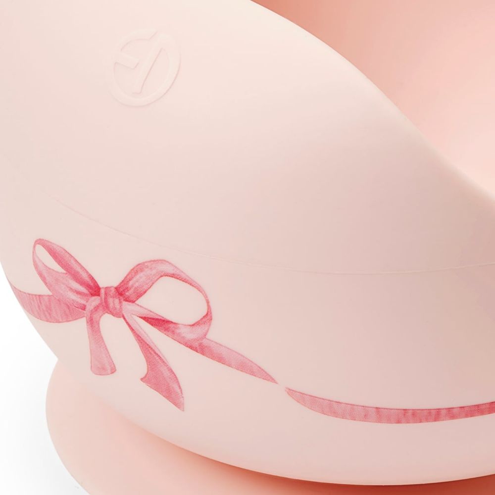 Elodie Silikonska zdjela sa kašikom Rosy Bow slika 2