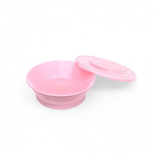 Twistshake zdjelica 6+m Pastel Pink slika 1