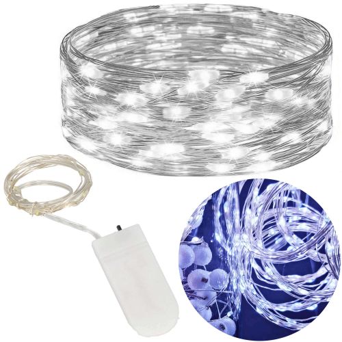 Springos LED lampice na baterije, 20 LED, hladno bijela, 2m slika 11