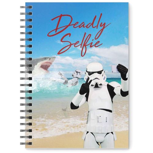 Original Stormtrooper Deadly Selfie A5 notebook slika 2