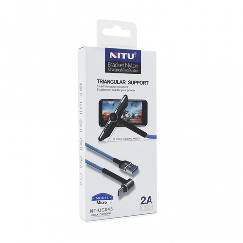 Data kabl NITU UC043 micro USB crveni 1m slika 1