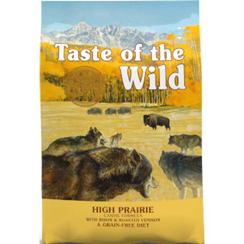 TASTE OF THE WILD High Prairie, s mesom bizona i srnetinom, bez žitarica, 5,6 kg slika 1