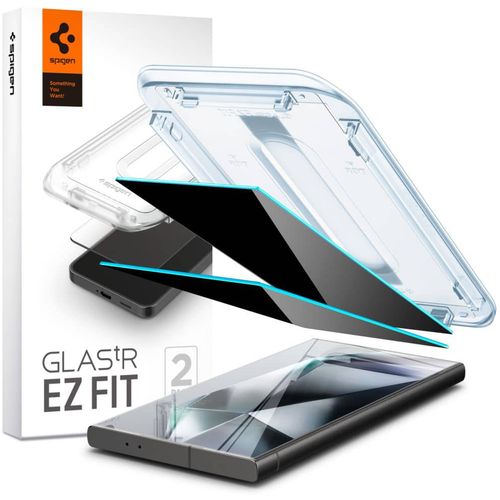 Spigen - Glas.tR EZ-FIT (2 kom) za Samsung Galaxy S24 Ultra - Privacy slika 1
