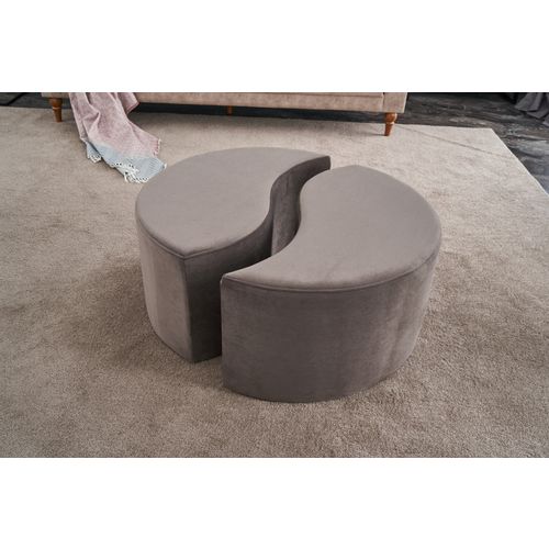 Atelier Del Sofa Tabure, Mink, Alis Puf - Mink slika 3