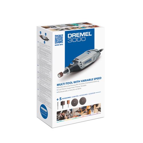 Dremel  3000-5 (set) alat + 5 kom pribora  slika 4