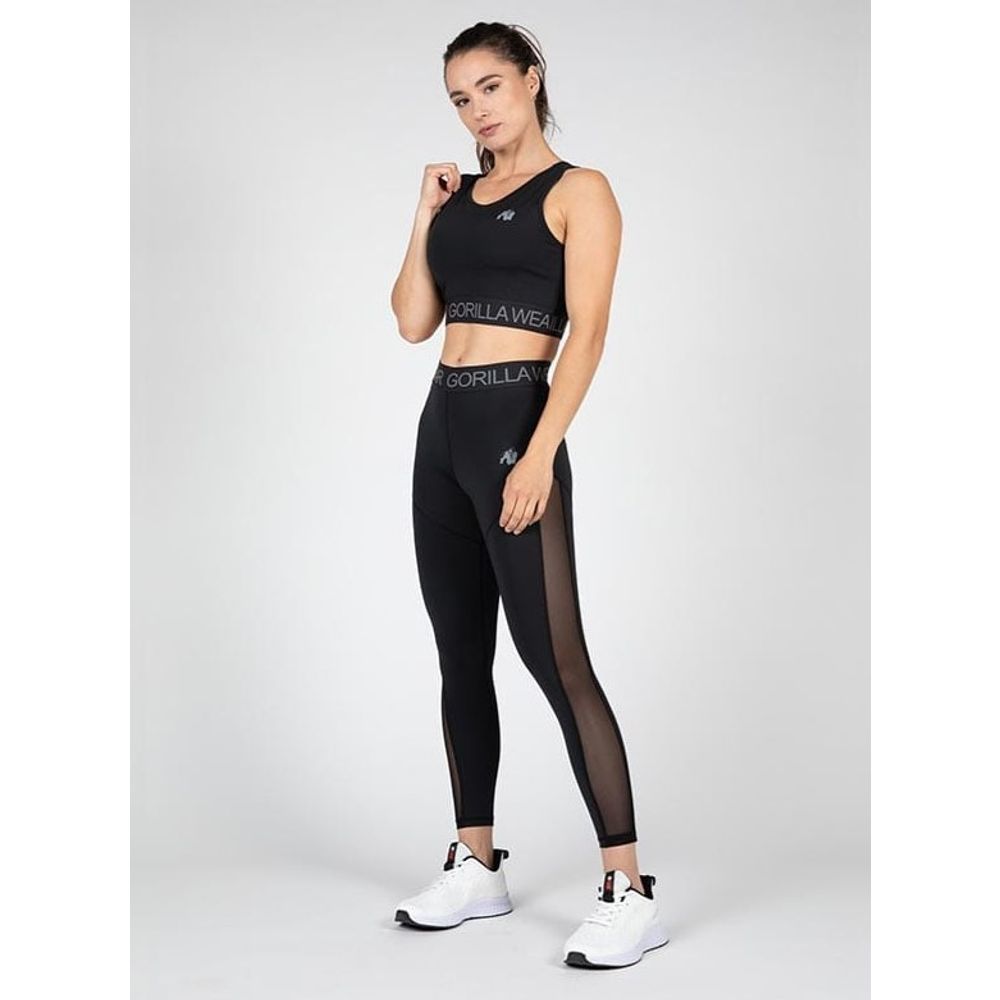Gorilla Wear OSSEO Helanke i top set, Crni slika 1