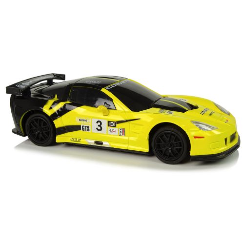 Auto na daljinsko upravljanje 1:24 Corvette C6.R - žuti slika 3